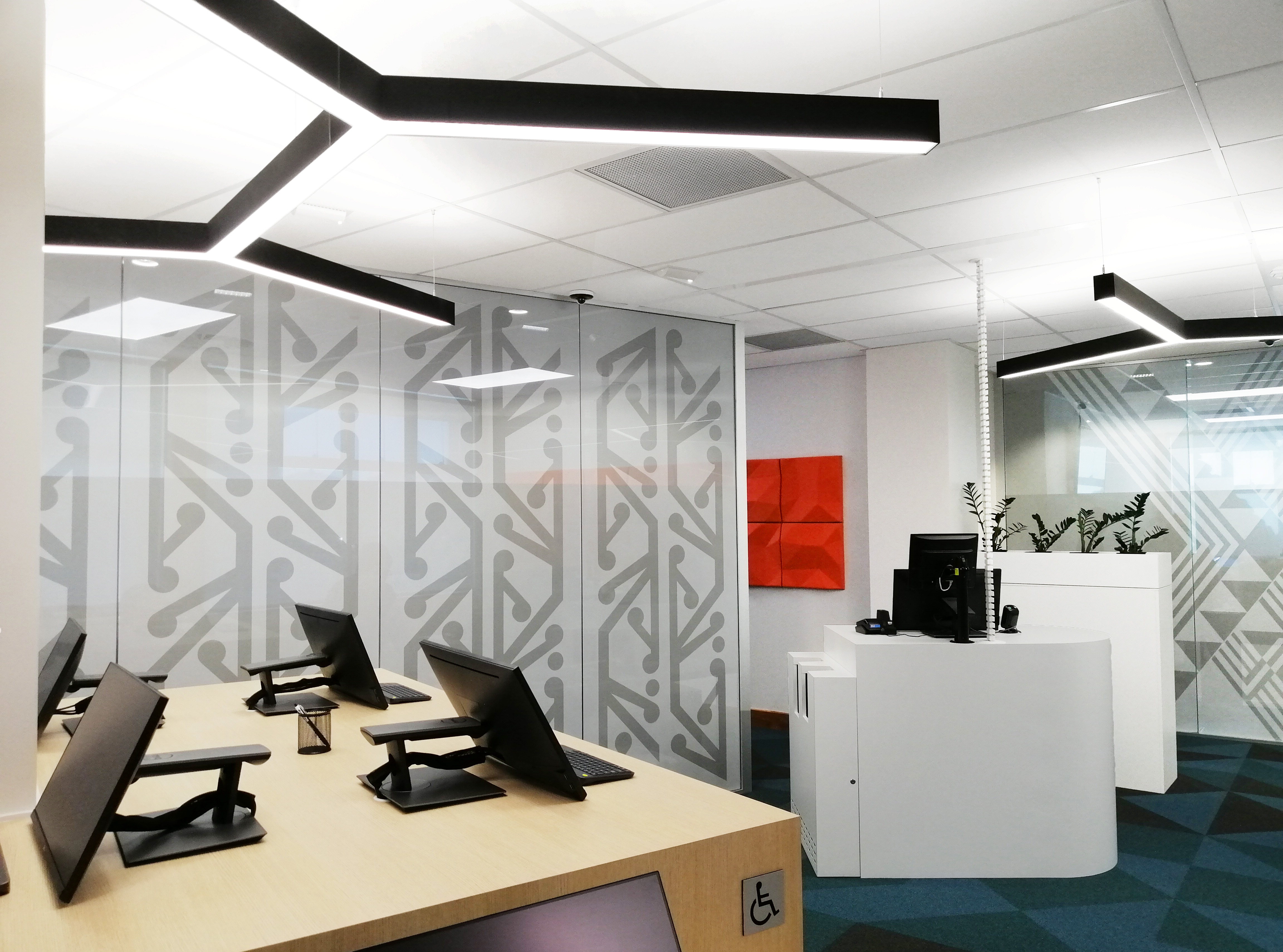 Eclipse 64mm Aluminium  Partitions - Whanganui City Council